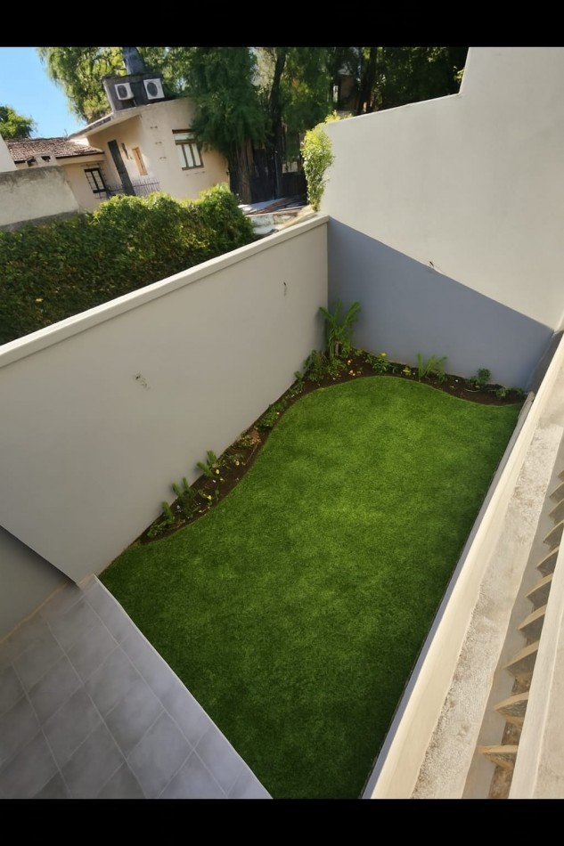 Departamento tres ambientes con patio propio a estrenar- entrega inmediata