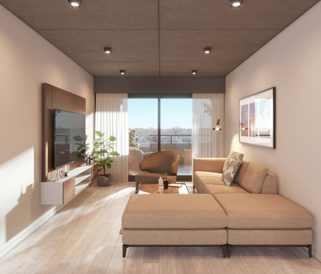 Departamento en venta en Colegiales con terraza propia- VENTA EN POZO