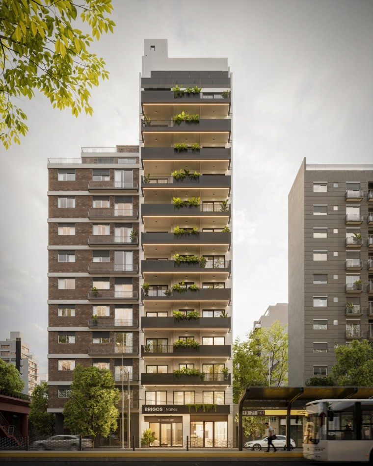 Monoambiente en venta en Nuñez piso 1° F