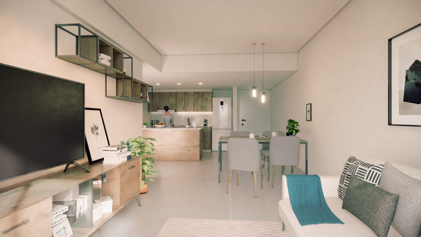 Departamento 2 ambientes Deheza y Cabildo 3aG