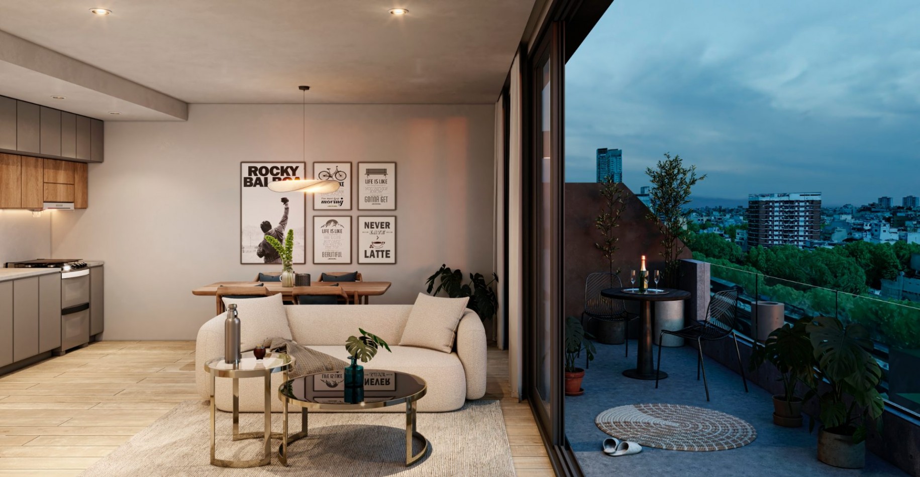 Departamento piso 10° con amenities en pozo en Palermo