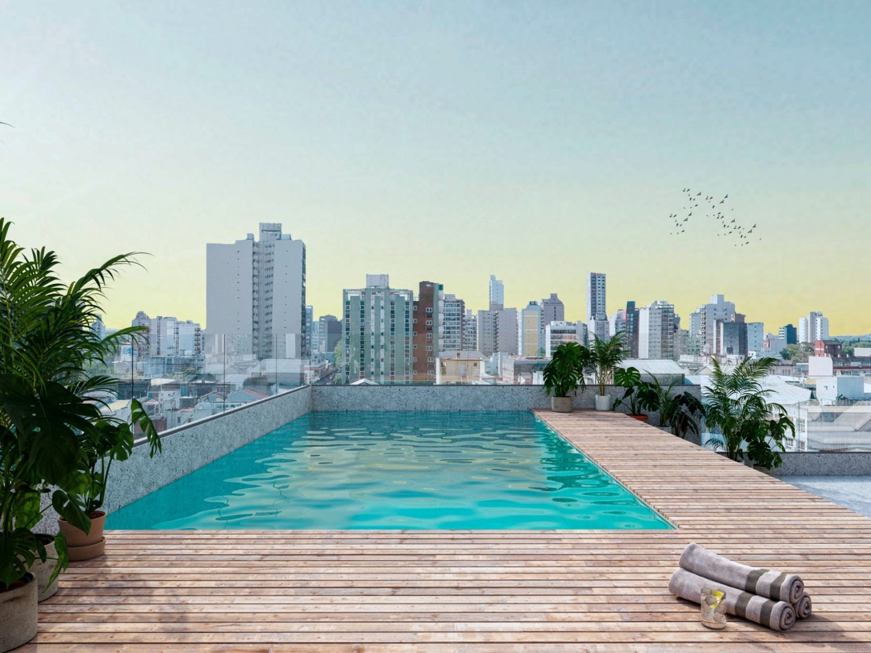 Departamento piso 10° con amenities en pozo en Palermo