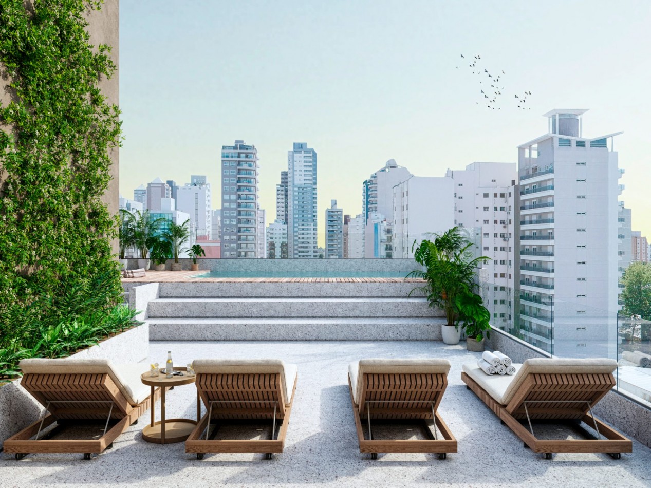 Departamento piso 10° con amenities en pozo en Palermo