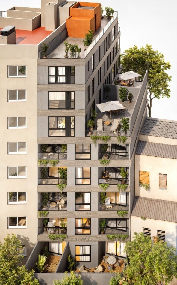 Departamento dos ambientes con terraza- Entrega marzo 2026