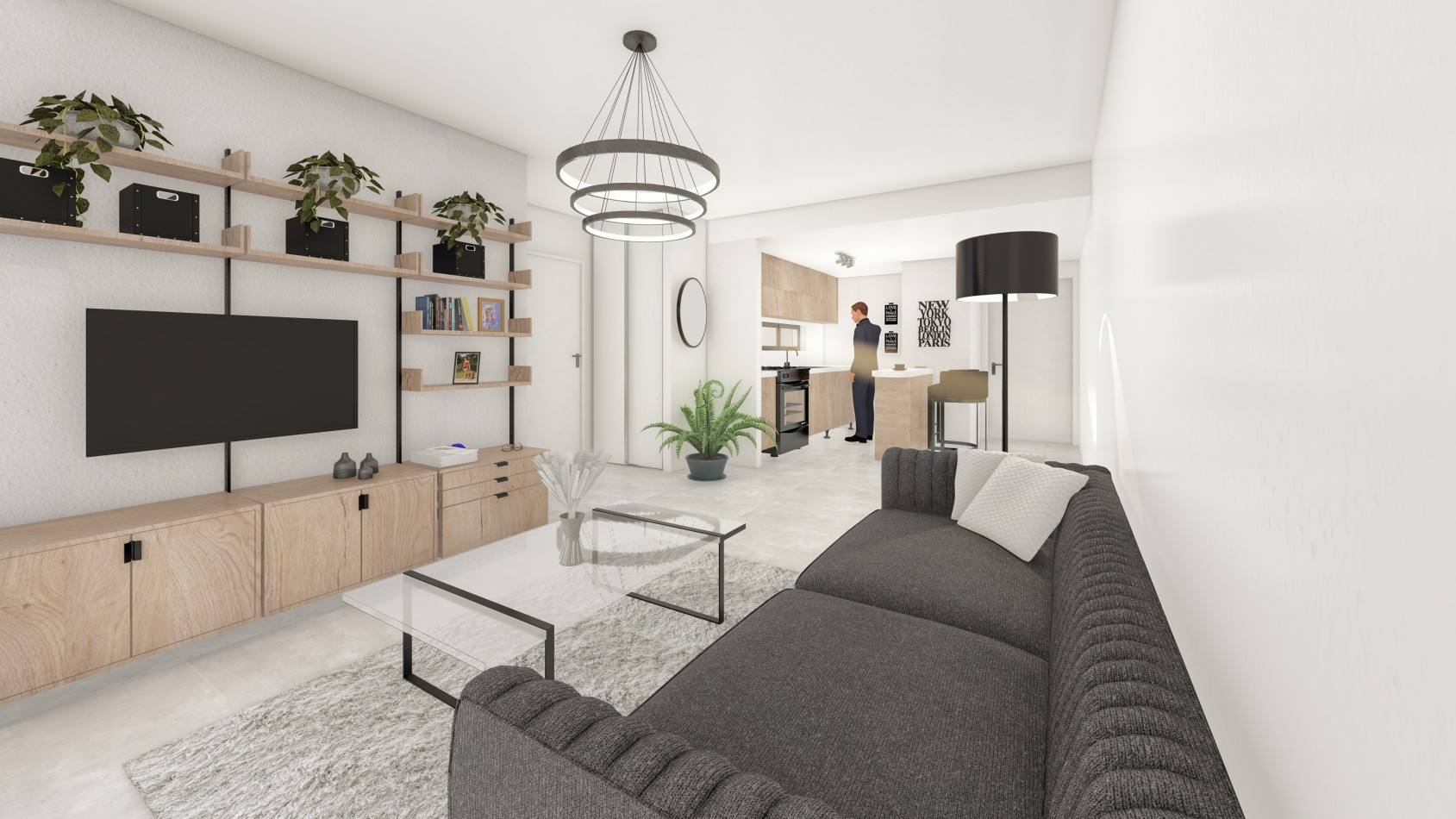 Departamento 2 ambientes Deheza y Cabildo 3aG